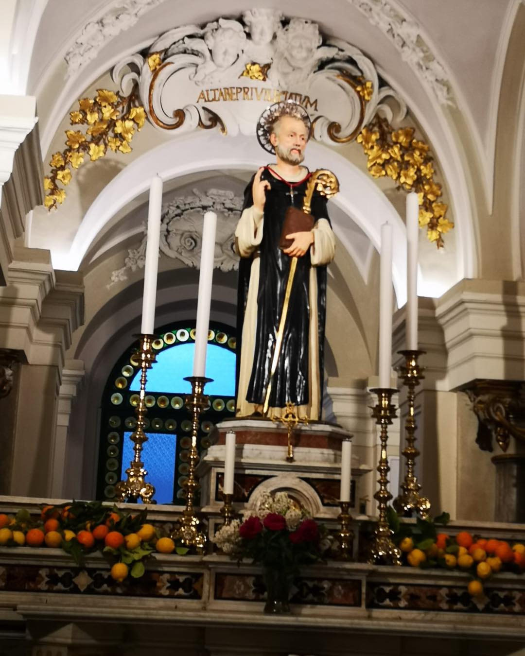 Statuta del Santo nella chiesa di Sorrento